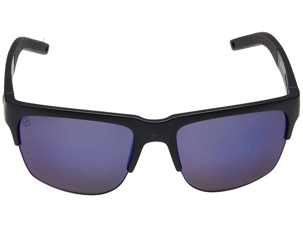 NEW ELECTRIC LABEL men's knoxville pro sunglasses in matte black / blue polarize